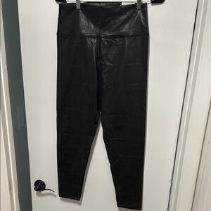 Aerie Black Faux Leather Leggings